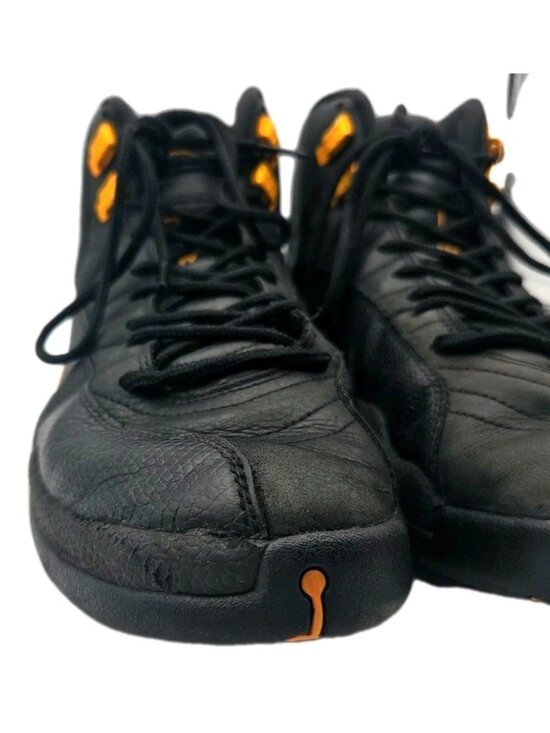 Air Jordan 11 Black Yellow Leather Sneaker Gold Taxi Size 11 CT8013-071